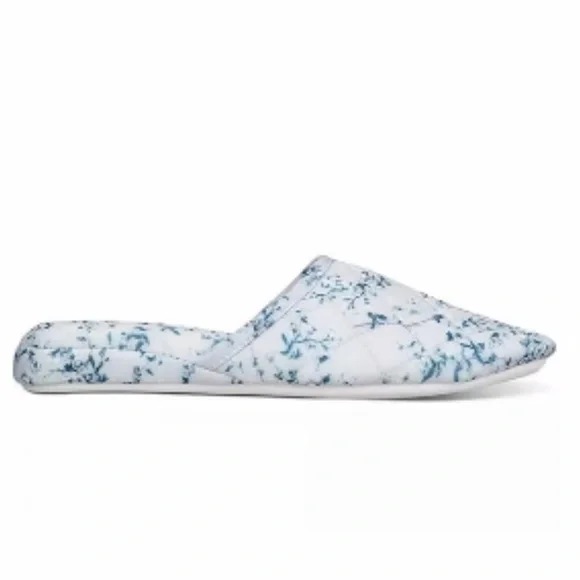 CHARTER CLUB Macy’s Printed Quilted Slide Slippers Size 5/6, 7/8, 9/10, 11/12 - Picture 2 of 5